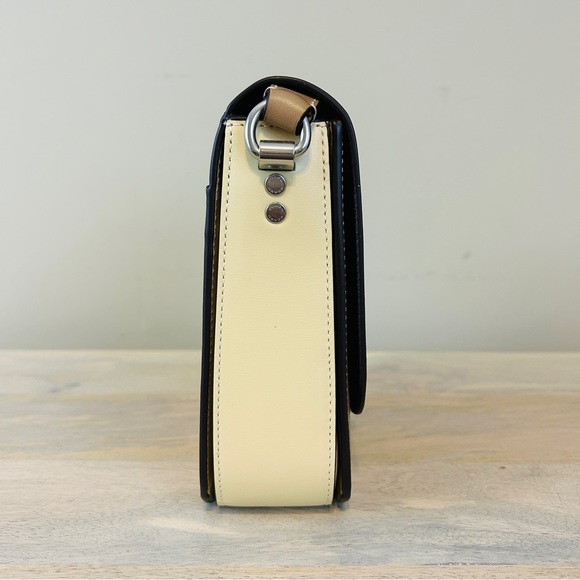 Coach Hutton Saddle Bag in Taupe Colorblock, NWT - Picture 3 of 10